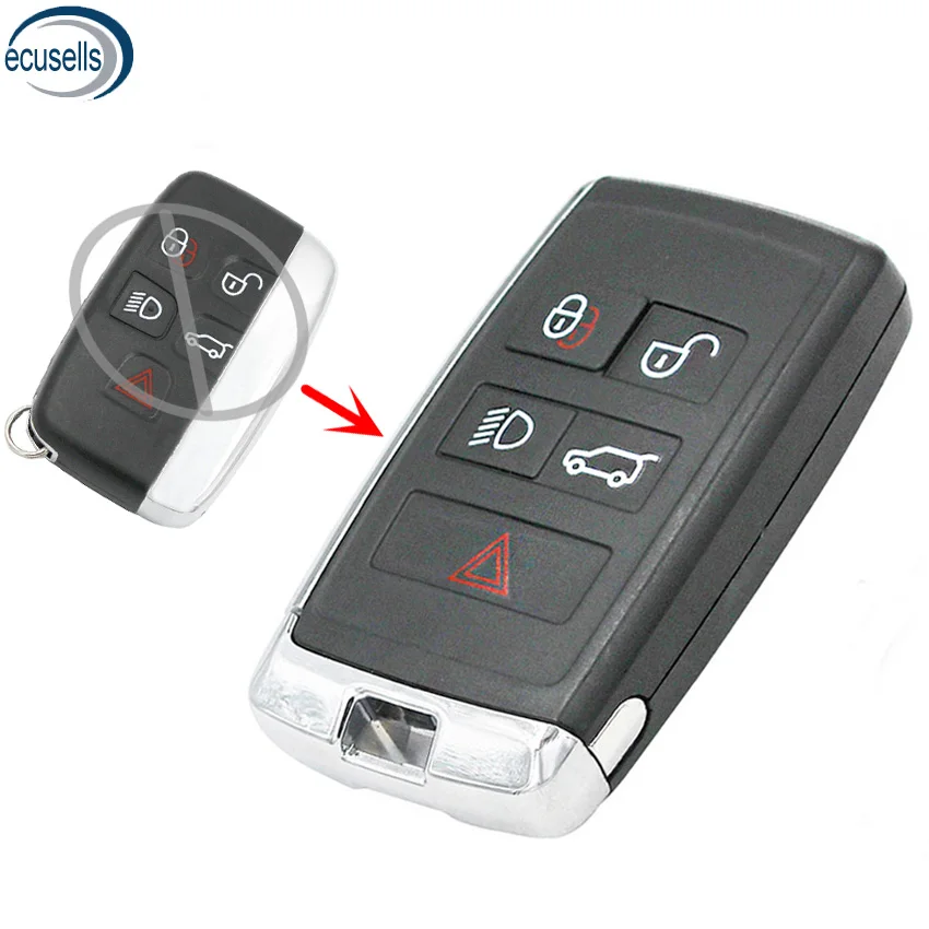 Модифицированный умный чехол с 5 кнопками для Land Rover LR2 LR4 2012 2015 Range Evoque /Sport|Ключ от