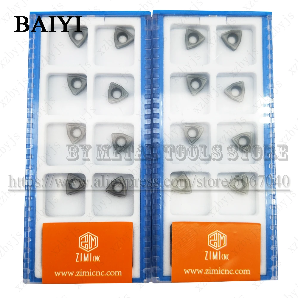 10 шт. WCMT040208 ZM1125 WCMT080412 карбида U вставки для дрели токарные инструменты фрезерные
