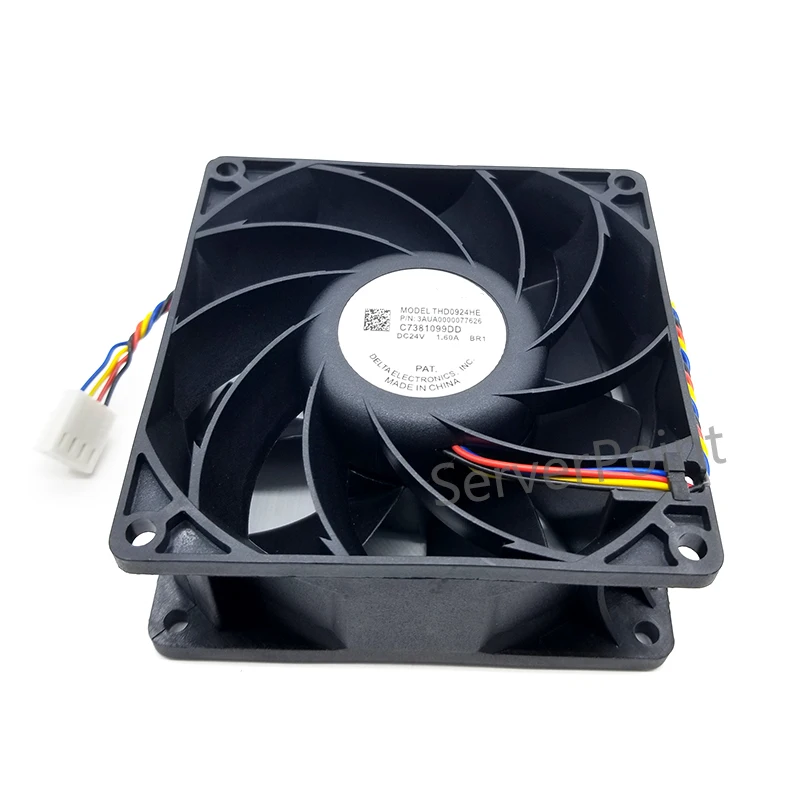 

Оригинальные для THD0924HE DC 24V 1.60A 9 см 9038 92 мм 9238 инвертор 4-проводной Сервер вентилятор охлаждения