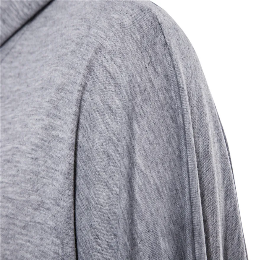 Mens Pocket Irregular Patchwork Hooded Loose Bat Sleeves Hooded Cloak Cape Coat Poncho Outwear Tops Knitting Hoodies Sleeve