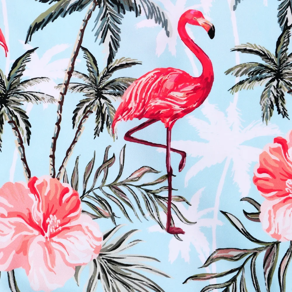 Детский купальник BAOHULU для девочек с длинным рукавом цельный на молнии цветами