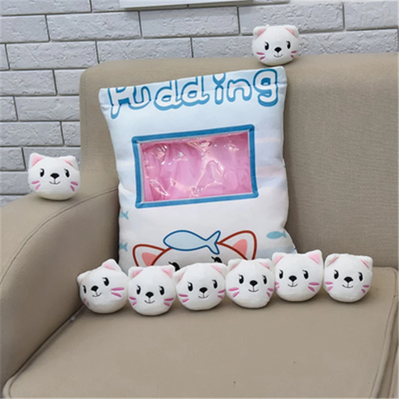 

Kawaii Rabbit Snack Bag Plush Toy Stuffed Animals Doll New Creative Home Decoration Ornaments Novelty Birthday Present for Child