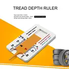 Измерительный инструмент верньерный Калибр для глубины протектора пластиковых шин 0-20 мм, автозапчасти