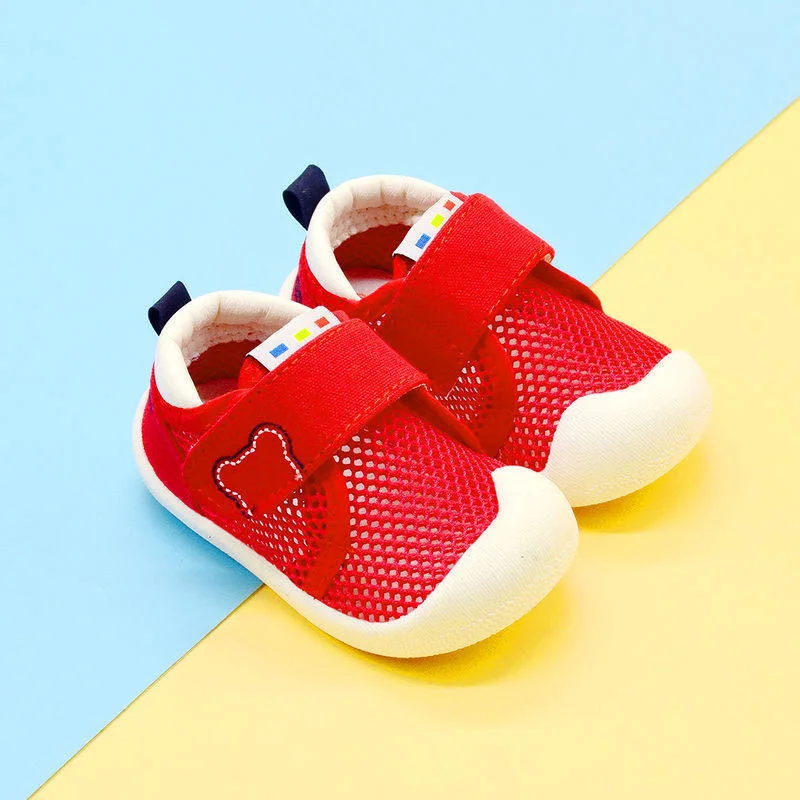 

Infant Toddler Shoes 2021 Spring Soft Bottom Baby Girls Boys Casual Mesh Shoes Comfortable Non-slip Kids First Walkers Shoes