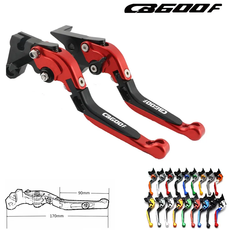 

CNC Adjustable Folding Extendable Motorcycle Brake Clutch Levers For Honda CB600F CB650F Hornet CBR600F CBF600 SA 2010 2011 2012