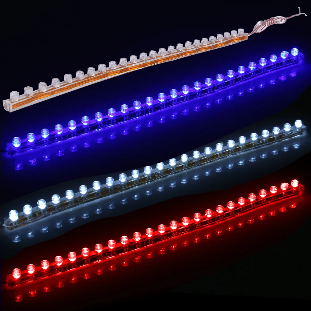 1 шт. 12 В светодиодная Универсальная автомобильная ПОДСВЕТКА 24 см