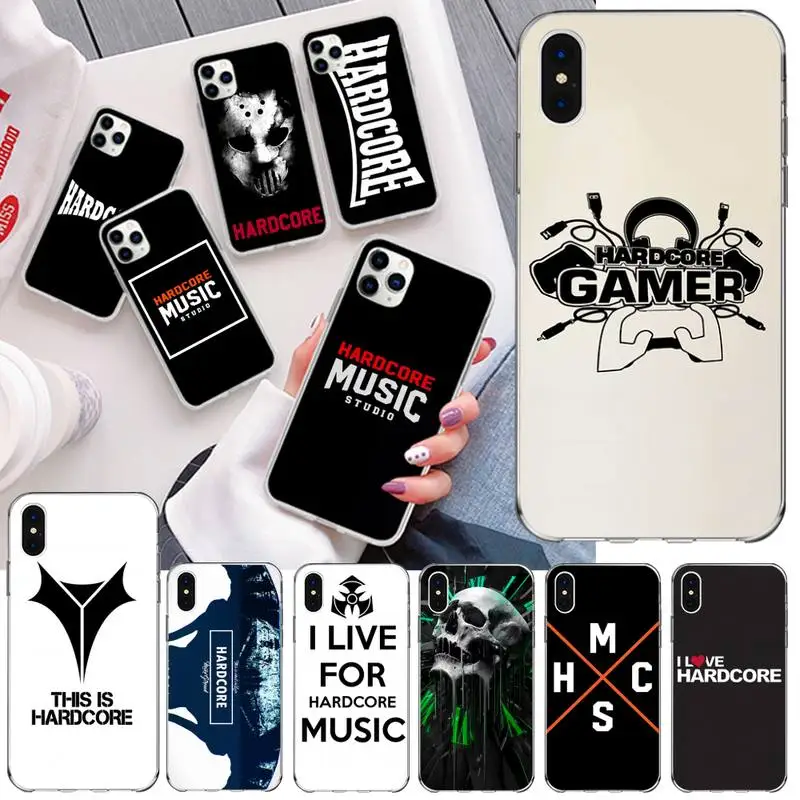 HPCHCJHM Жесткий Мягкий силиконовый чехол для телефона из ТПУ iPhone 11 pro XS MAX 8 7 6 6S Plus X 5S SE