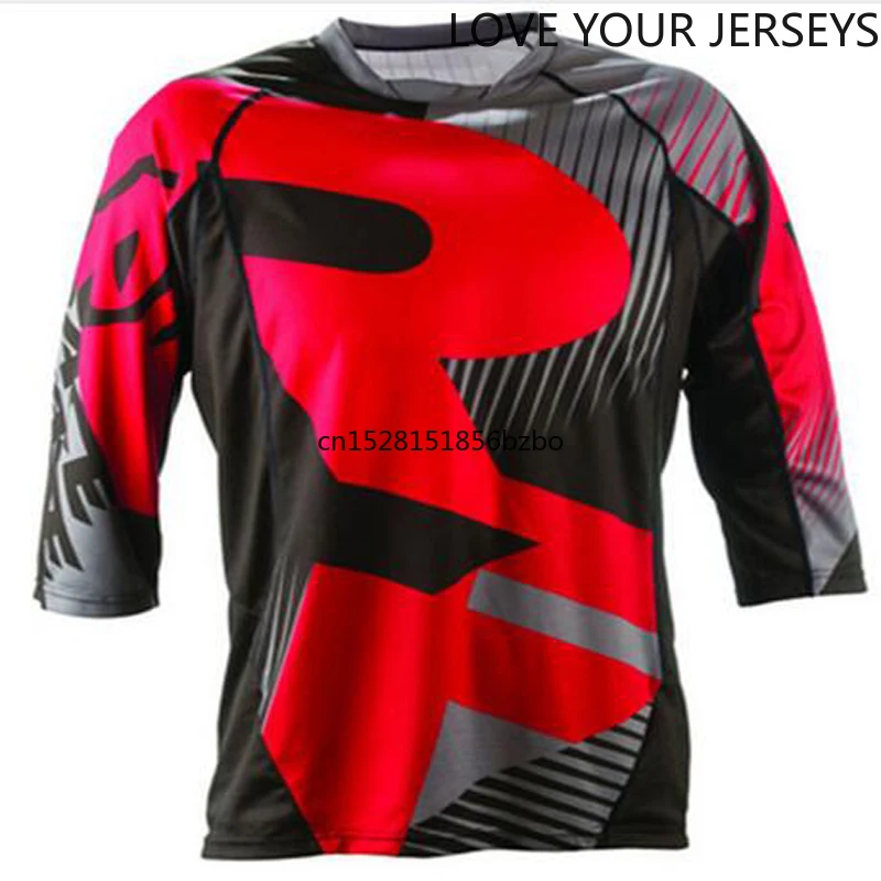 

mtb jersey Moto Jersey DH MX BMX Mountain Bike SE Pro moto Jersey Motocross Racing moto Breathable Mens T-Shirt