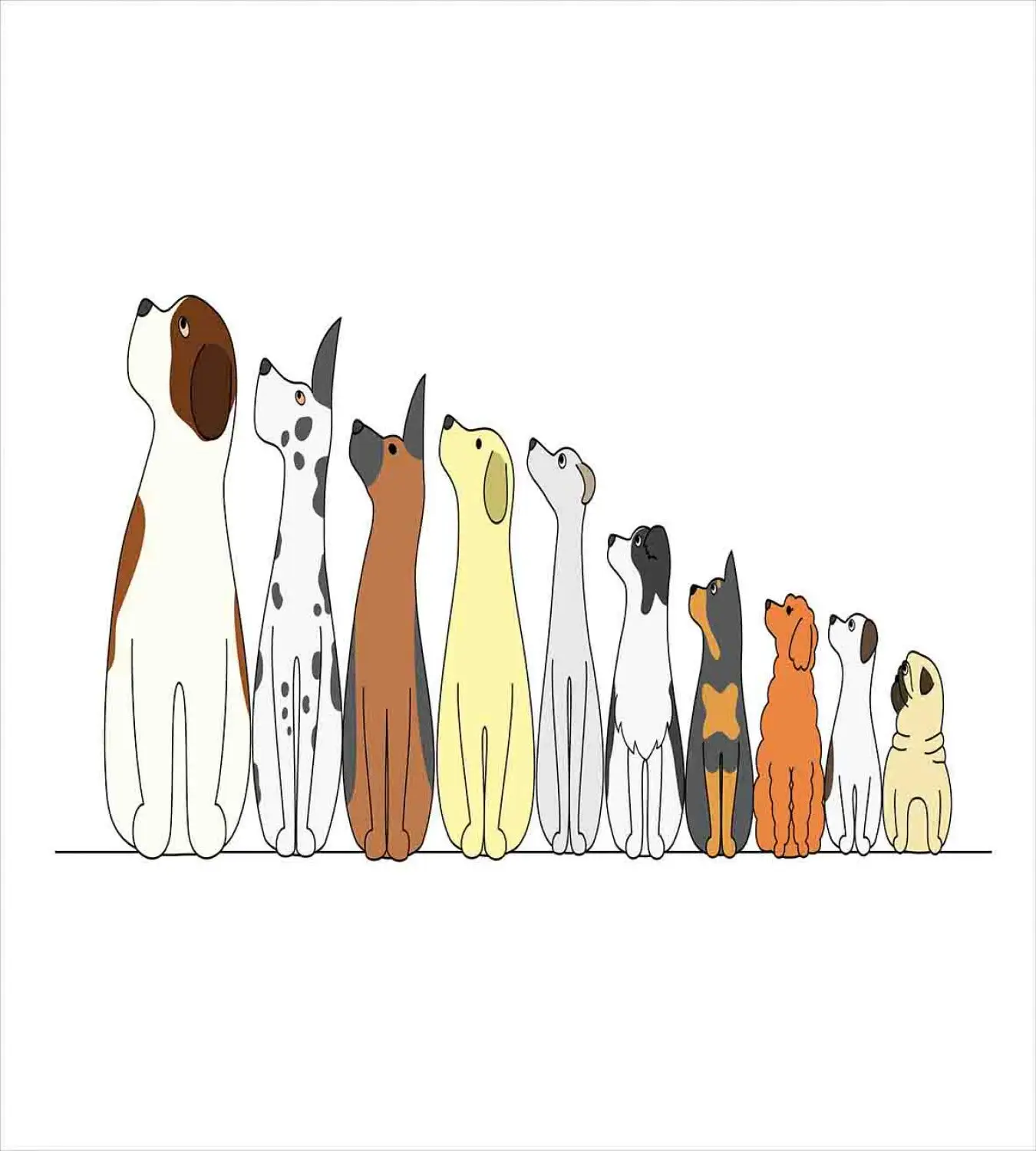 Собак пододеяльник набор собак подряд глядя Юмор Пособия по немецкому языку