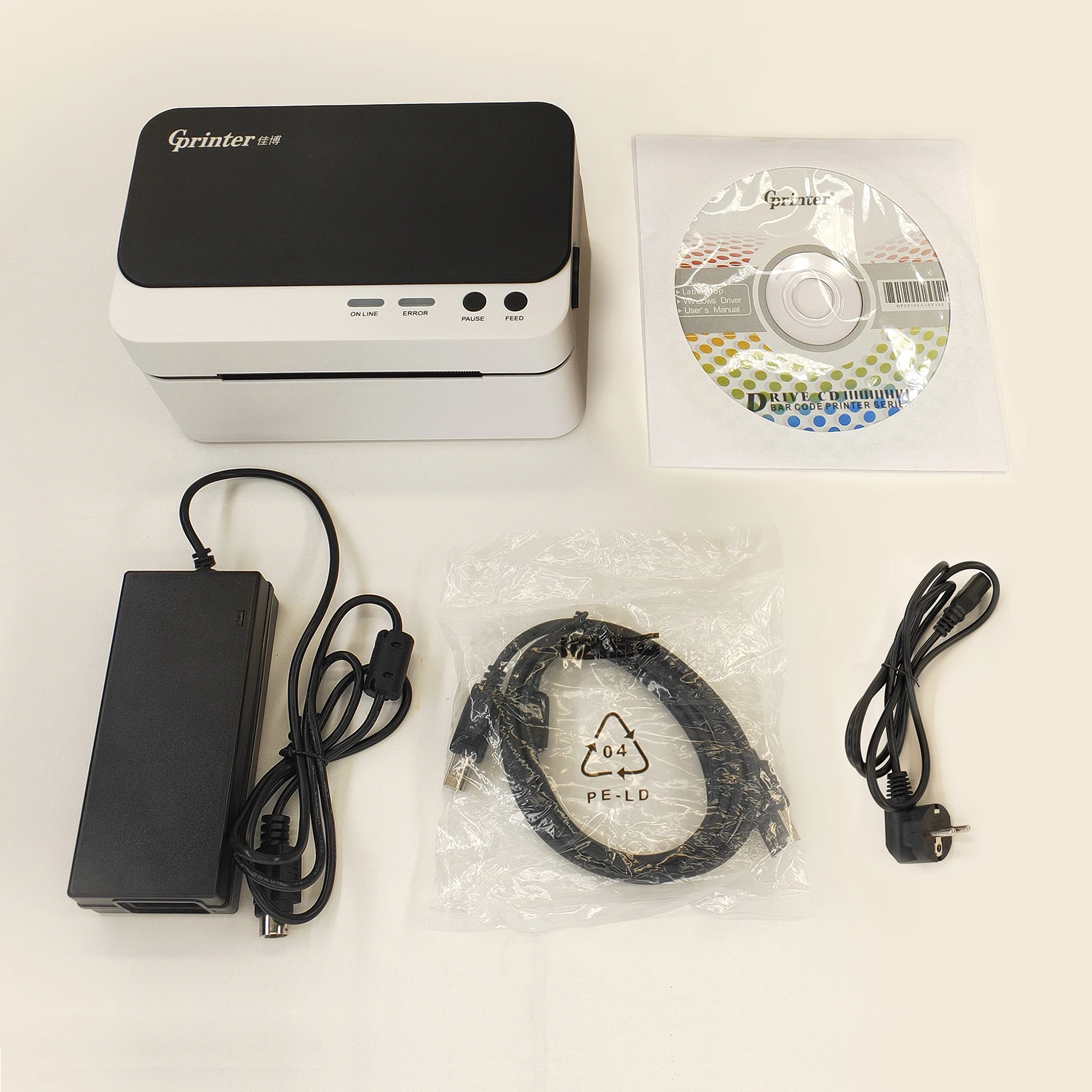 Высокоскоростной принтер для этикеток термопринтер с USB портом устройство