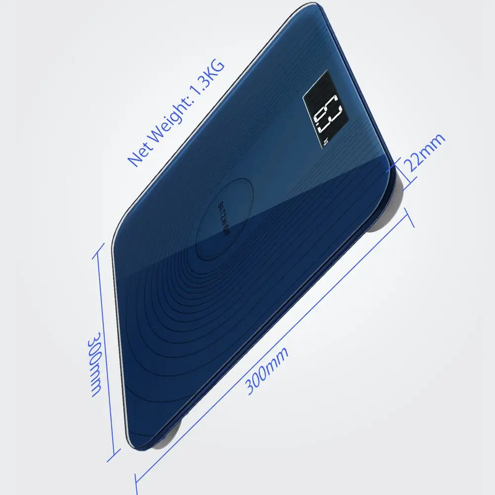 

BlitzWolf BW-SC2 Lowe Power Floor Body Smart Electric Digital Weight Health Balance Scale Toughened Glass LCD Display 180kg/50g