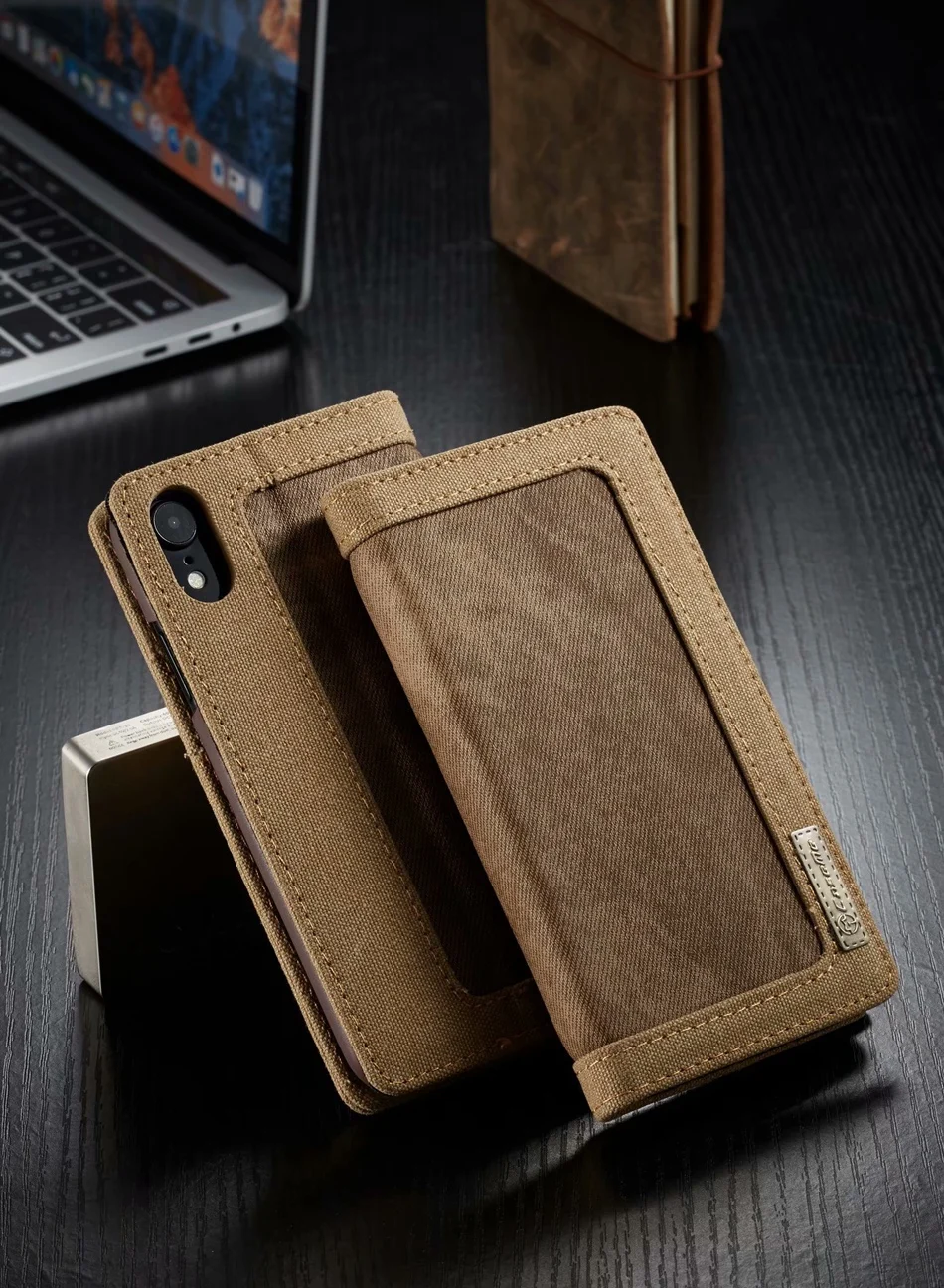 CaseMe-кошелек, Джинсовый чехол для IPhone 11 Pro X XS Max XR, Магнитный слот для карт, Ретро кошелек, сумка, чехол для IPhone 6S 7 8 Plus 5SE, чехол