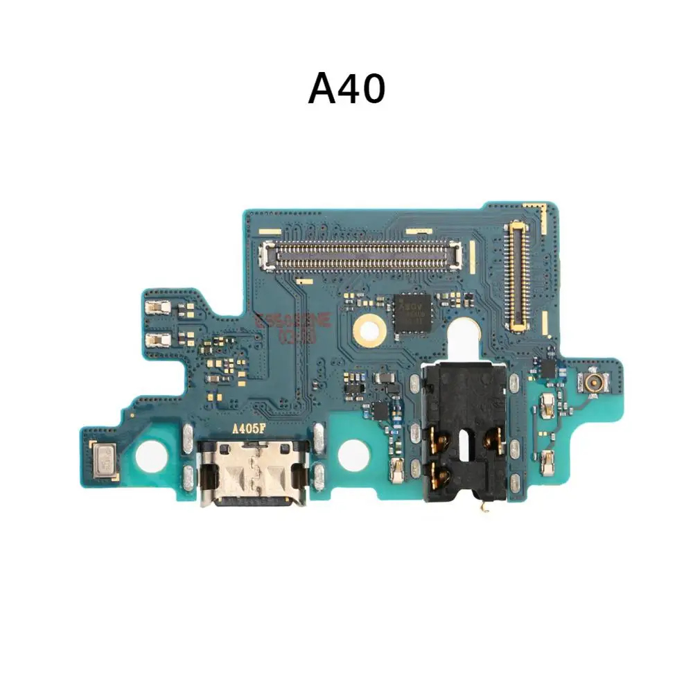 Для samsung Galaxy A310F A510F A10 A20 A30 A40 A50 A750 usb зарядная док-станция разъем плата наушники с