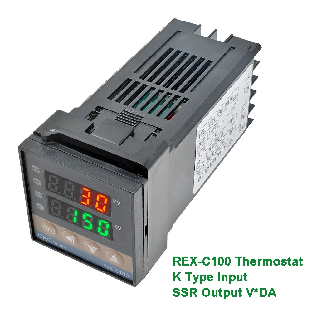 Цифровой ПИД-регулятор температуры REX-C100 REX C100 реле термостата SSR выход M * DA V * DA инкубатор для яиц регулятор температуры