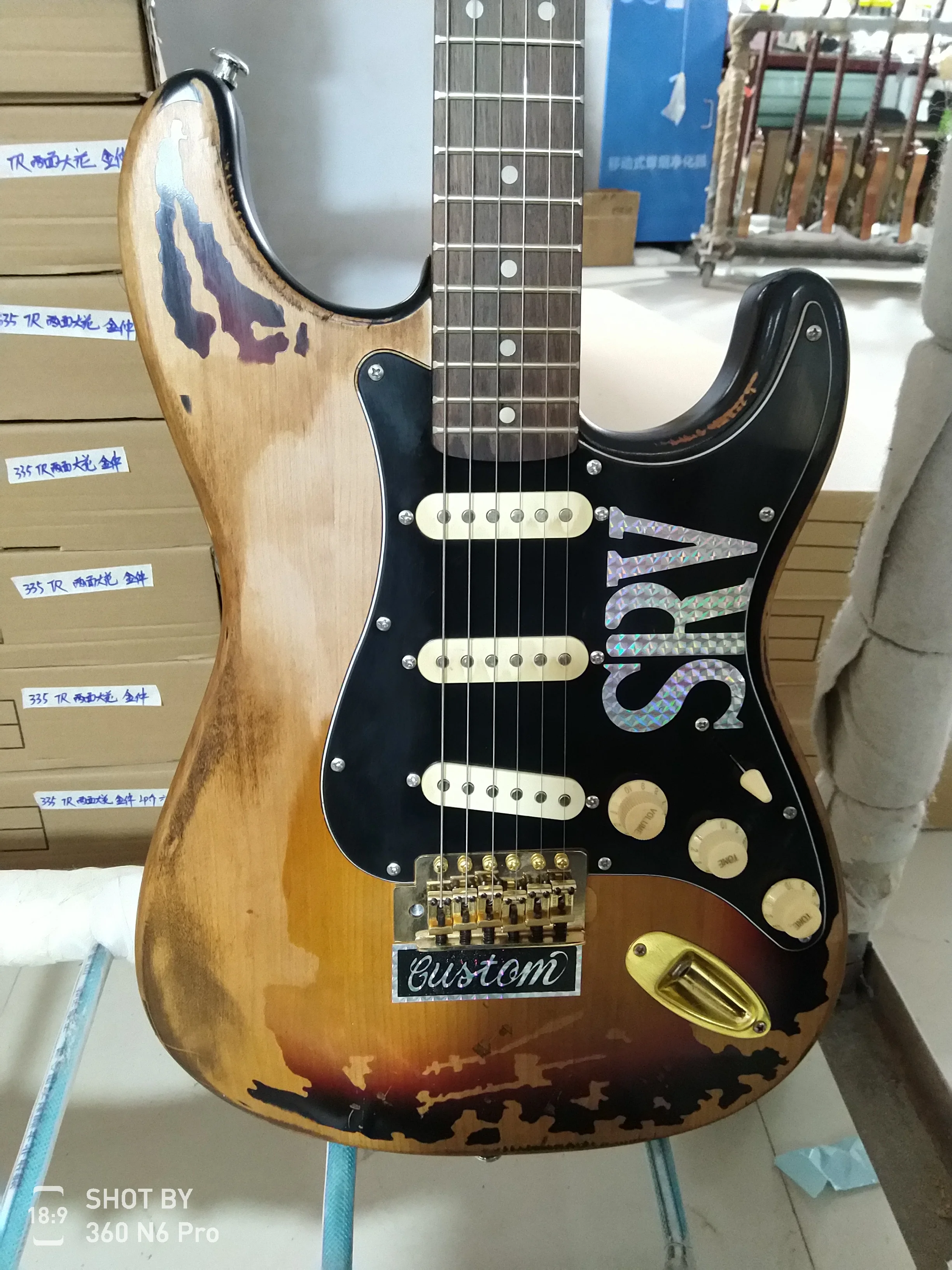 Орел. Басовая электрическая гитара Butterfly улучшенный магазин SRV под заказ со