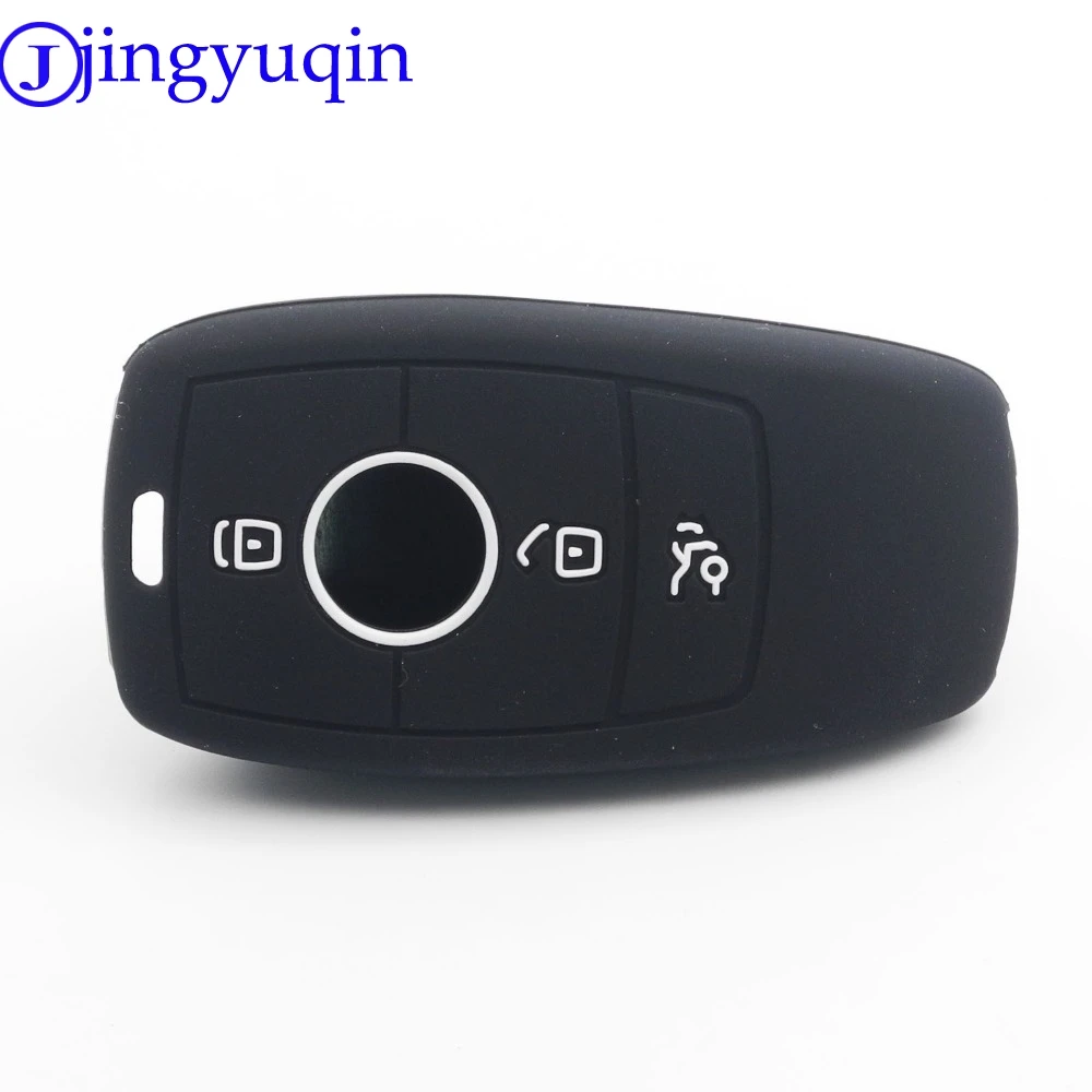 Чехол для ключей jingyuqin с 3 кнопками силиконовый чехол Mercedes Benz AMG Key 2017 E Class W213
