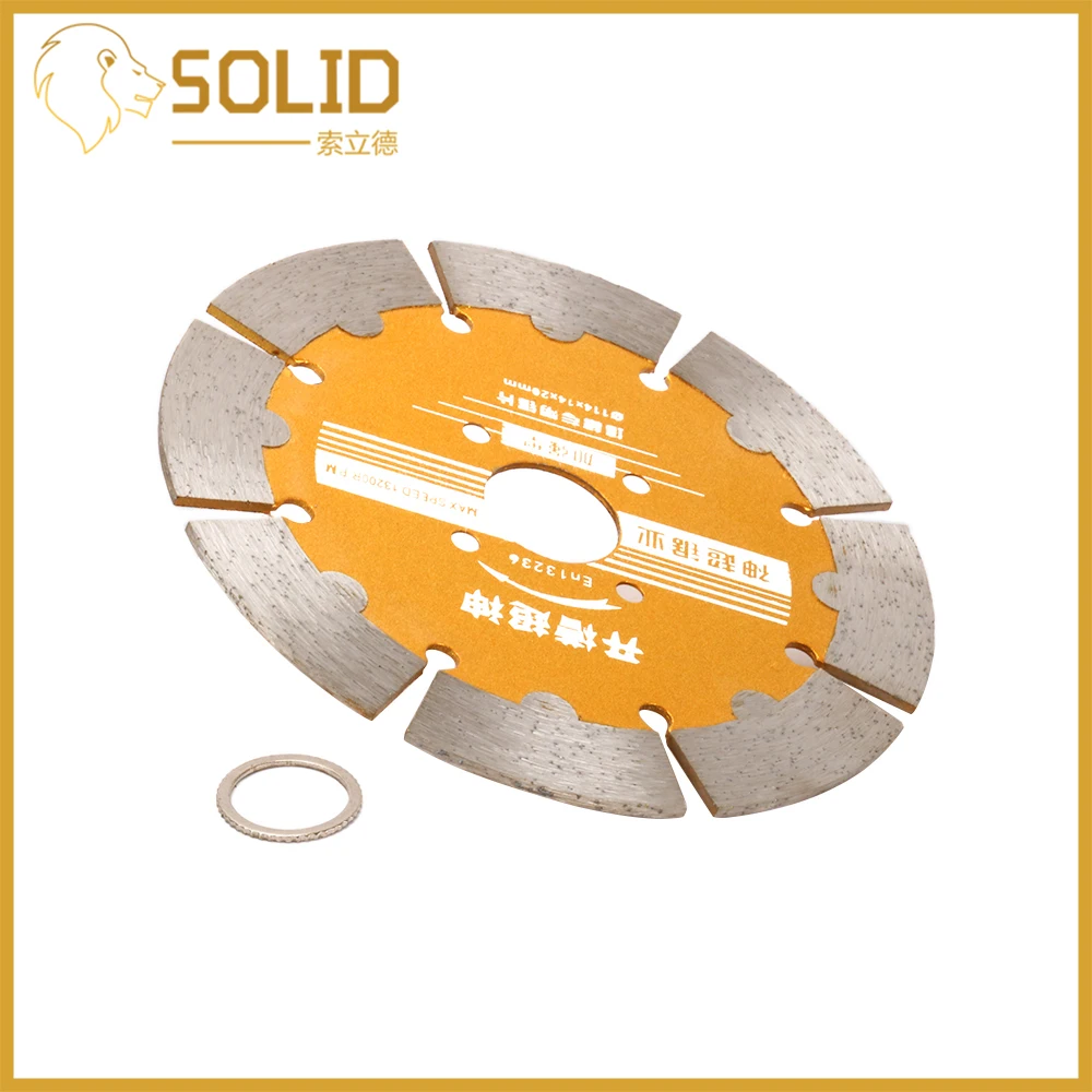 

114mm Diamond Circular Saw Blade Cutting Disc Cut Granite Tiles Stone Dry/Wet Thickness 2mm Bore 20mm with Ring High Quality
