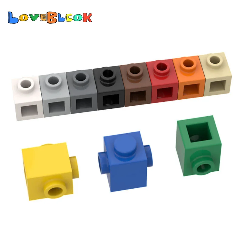 

Brick 1x1 with Studs on Two Opposite Sides Building Blocks Assembles MOC Technical Parts Toy Creative For Kids 47905 10pcs/Lot