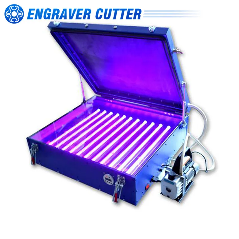 

110V 240W Calca Vacuum Exposure Unit 24" x 26" Precise Screen Printing Compressor Outside