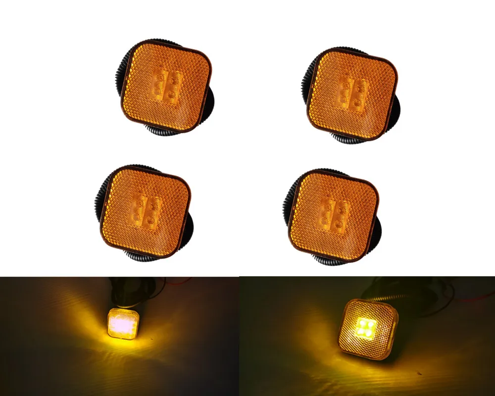 4x2 4 дюймов 24V светодиодный боковой габаритный фонарь для грузовика MAN tga/TGM