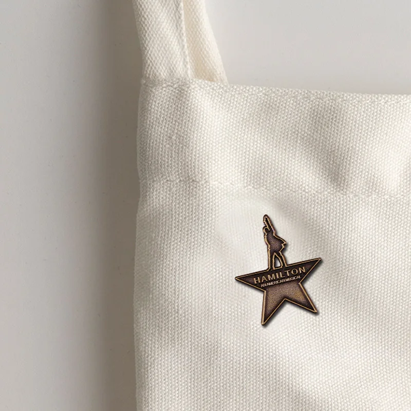 Музыкальная эмалированная булавка с пятиконечной звездой Merican когда вы живете на