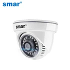 Купольная IP-камера видеонаблюдения Smar, HD 1080P, с датчиком движения, ONVIF, с нано-ИК-светодиодами