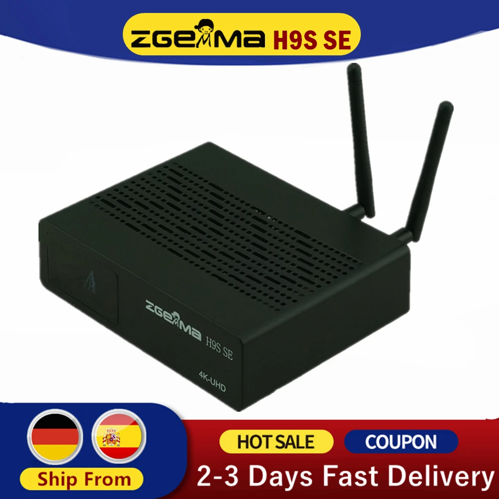 Фото Спутниковый ТВ-приемник Zgemma H9S SE DVB-S2X 4K, встроенный цифровой Wi-Fi E2, обновленный Zgemma H9S Linux и Android Dual OS №2