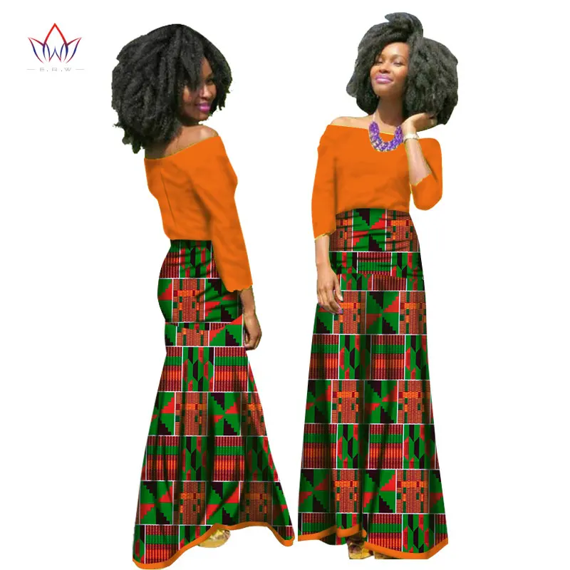

Dashiki African Dresses For Women Print Party Female Clothes Ladies Long Skirts Africa Dresses For Women Bazin Ankera WY1584