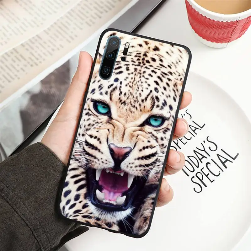 

Fashion Tiger Leopard Phone Case For Huawei P40 P20 P30 lite Pro P Smart 2019 Mate 40 20 10 Lite Pro Nova 5t