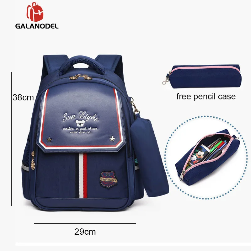 Orthopedic Backpack Primary School Bags for Boys Girls Grade 1-2 Waterproof Backpacks Boy | Багаж и сумки