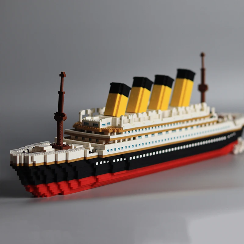 PZX 9913 фильм Титаник корабль Роскошный Круизный 3D модель DIY 3800 шт. мини алмазные