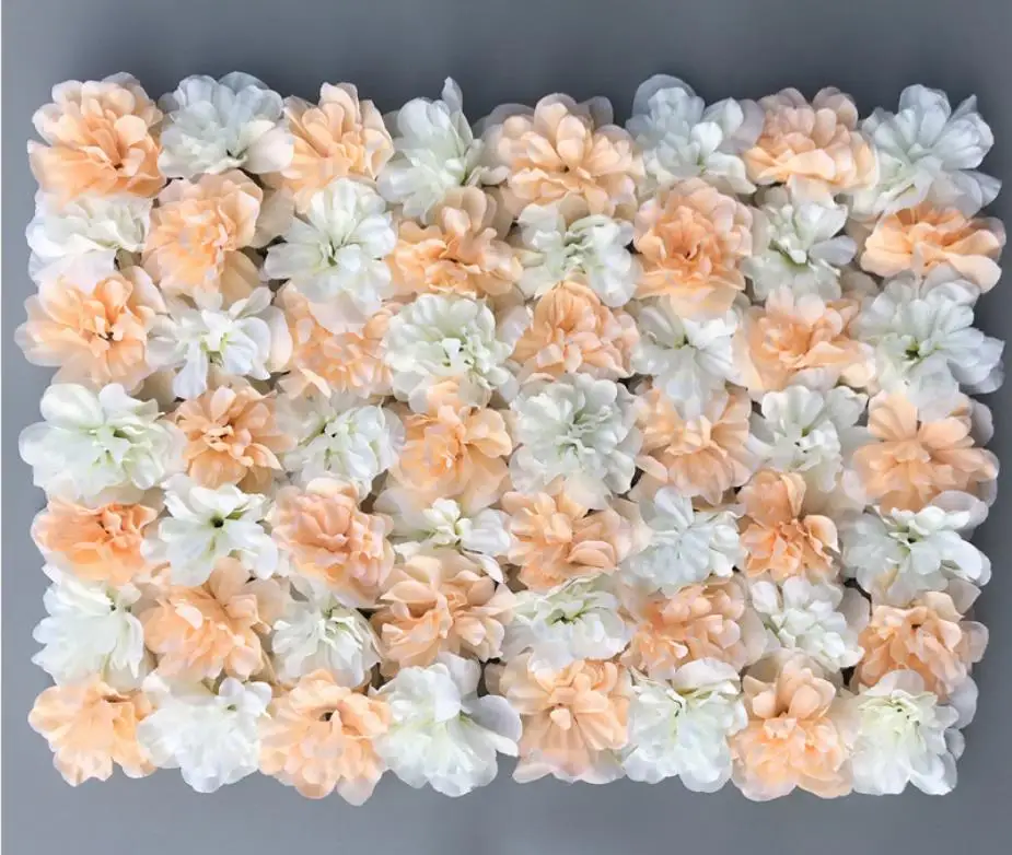 as photo 27 Шелковый цветок розы стена Шампань искусственный цветок Коврик для свадебного украшения цветок стена Свадьба Роза стена фон трава - Цвет: as photo 27