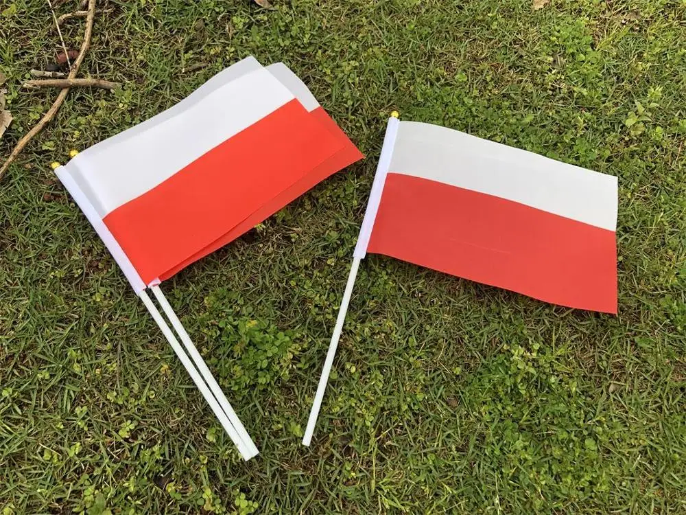 14x21 см 20 пластиковых мачт польский флаг парадный маленький сфера деятельности: