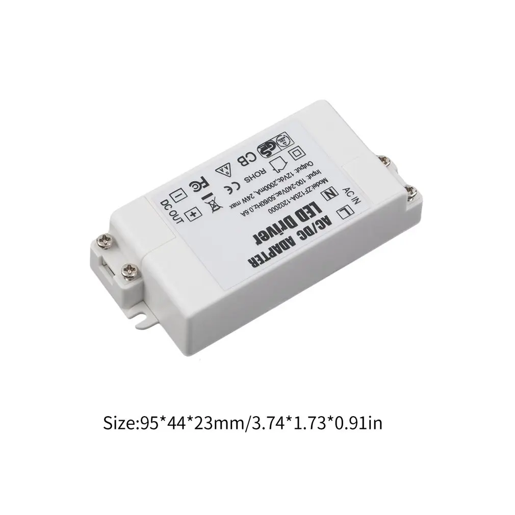 

High performance 12V 2A 24W AC/DC Transformer Driver For MR16 MR11 GU5.3 LED Bulbs Strips Home Household Use