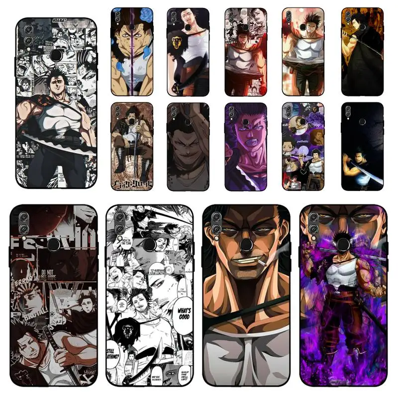 

MaiYaCa Yami Sukehiro Black Clover Anime Phone Case for Huawei Honor 10 i 8X C 5A 20 9 10 30 lite pro Voew 10 20 V30