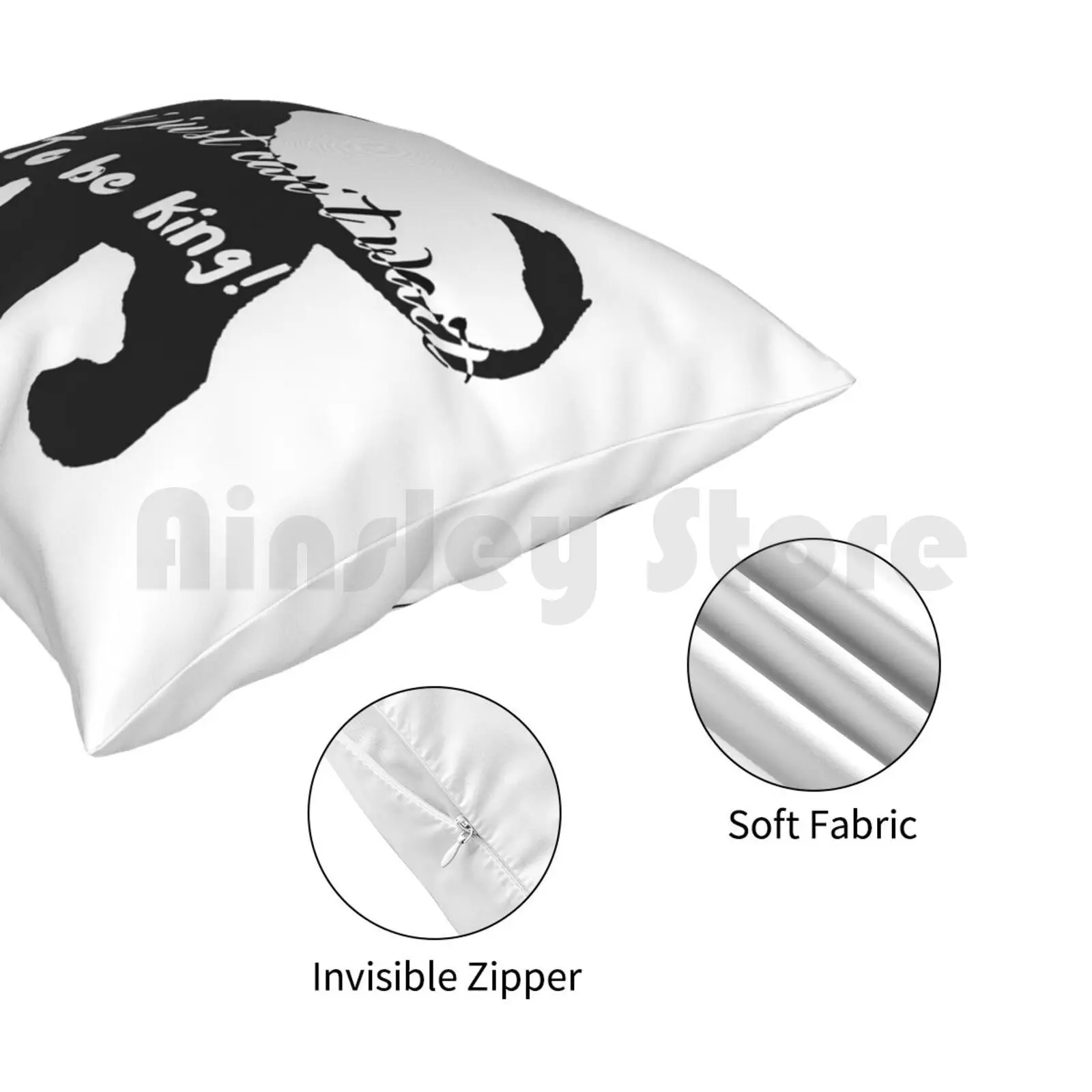 О я просто не могу ждать чтобы быть Кинг-Король Лев Подушка Чехол с принтом