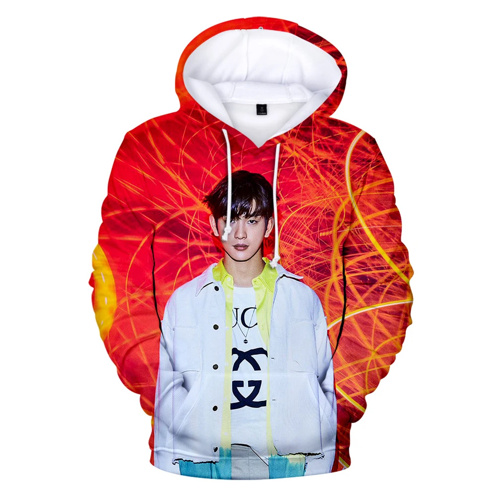 

GOT7 printing youth sweatshirt fashion street 3D hooded men / women clothing new popular casual comfort O-neck sun shirt hoodie