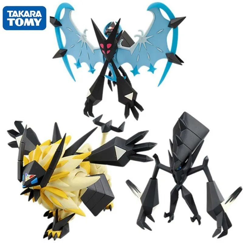 TAKARA TOMY Pokemon Sun and Moon Solgaleo Lunala Necrozma фигурка Коллекционная модель игрушки Аниме