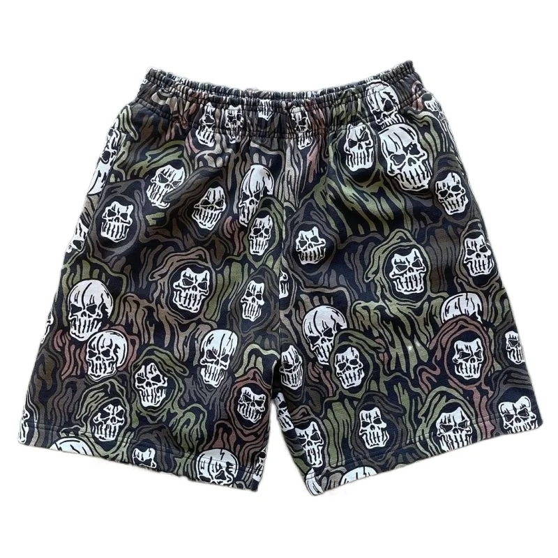 

Men Shorts European and American Fashion Men's Shorts Summer Trend Print Beach Casual Pants Men Clothing