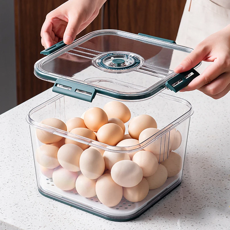 Контейнер для хранения еды настольный органайзер инструмент холодильника