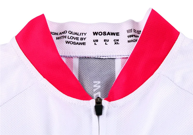 WOSAWE быстросохнущая Женская футболка для велоспорта летняя женская одежда с