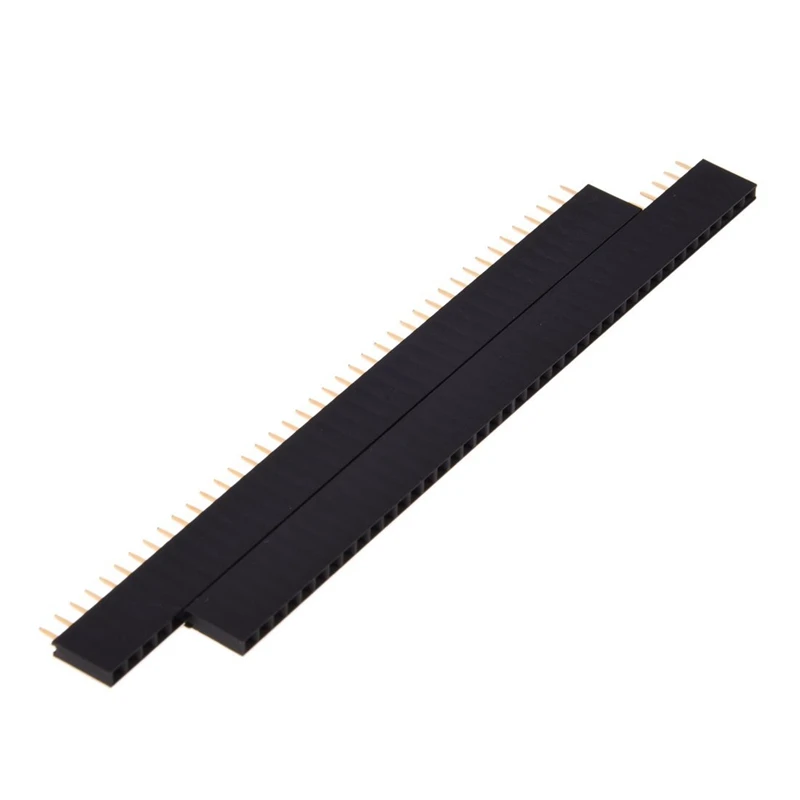 20 Pcs 1X40 Pin 2.54mm Pitch Straight Single Row PCB Female Headers | Электроника