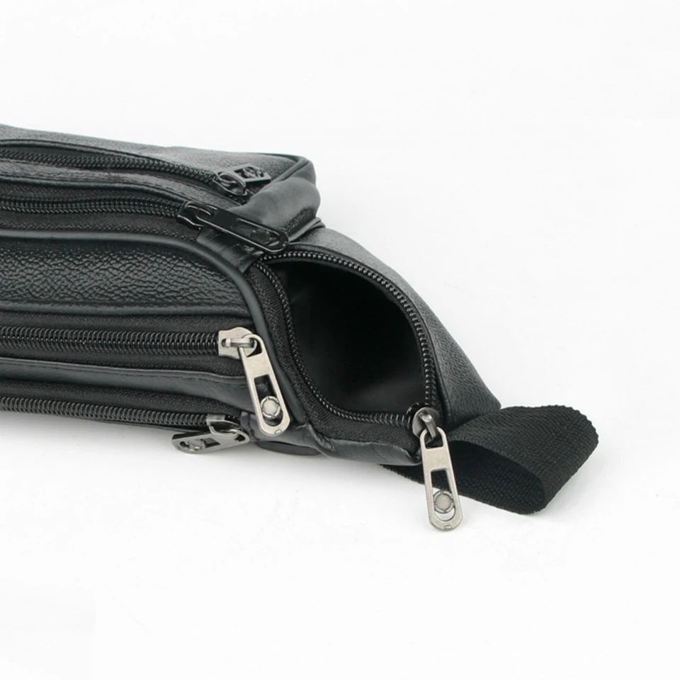 Поясная сумка для мужчин поясная нагрудная из искусственной кожи денег