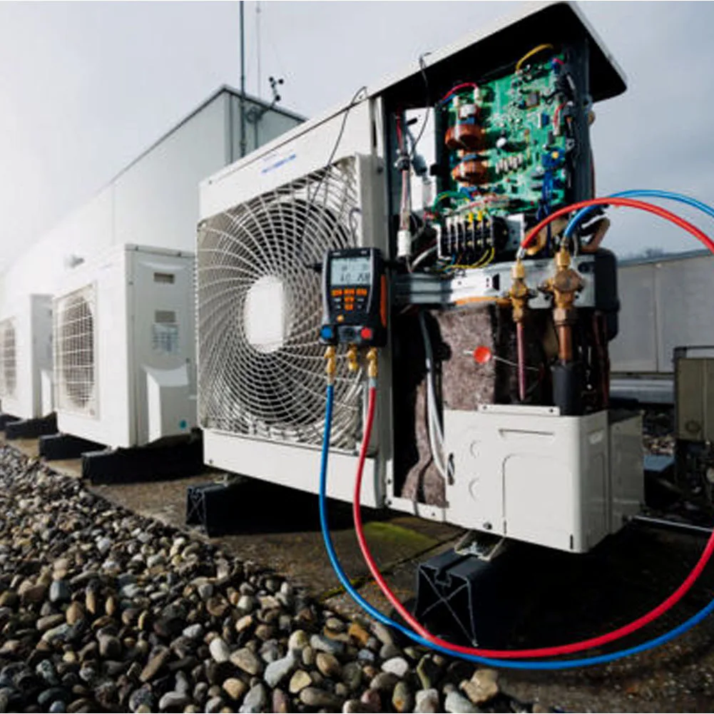 Охлаждающий электронный сменный измерительный HVAC Холодильный тестер давления цифровой автомобильный Кондиционер манометр инструмент