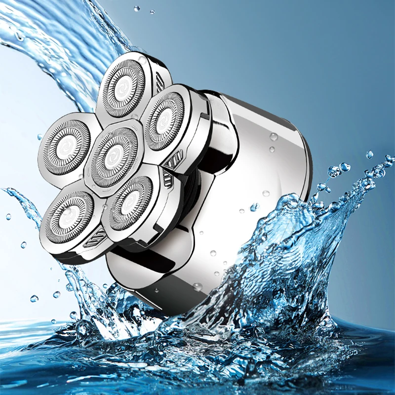 В носу и ушах триммер для волос бороды машина Для мужчин моющийся 6 плавающие