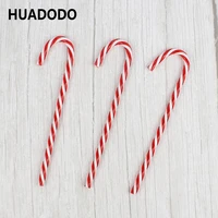 huadodo 6pcslot candy crutch christmas tree decoration hanging pendants ornaments for new year xmas party home decor kids toys