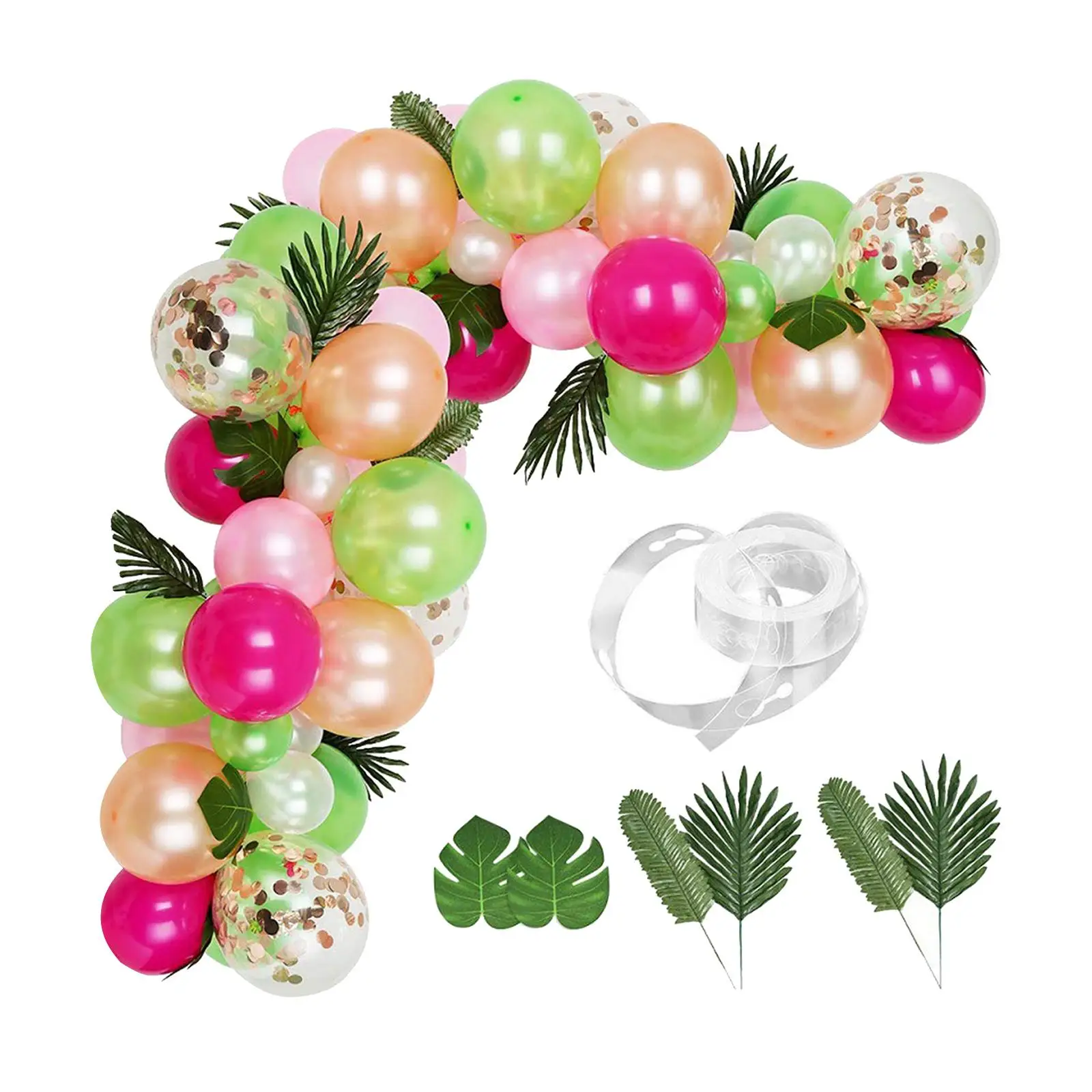 

Tropical Balloons Arch Garland Kit 84Pack for Festival Wedding Birthday