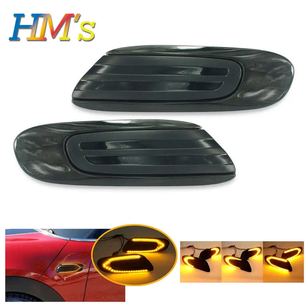 Световой поток боковой маркер сигнасветильник свет s для Mini Cooper F56 F55 F57 2014 2015 2016 2017