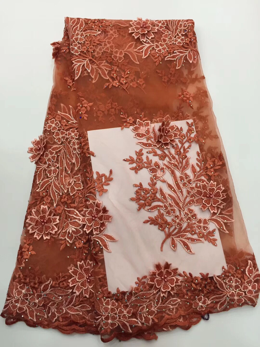 

2021 Latest French Laces Fabrics High Quality Tulle African Laces Fabric For Wedding Nigerian Tulle Lace Material CD62