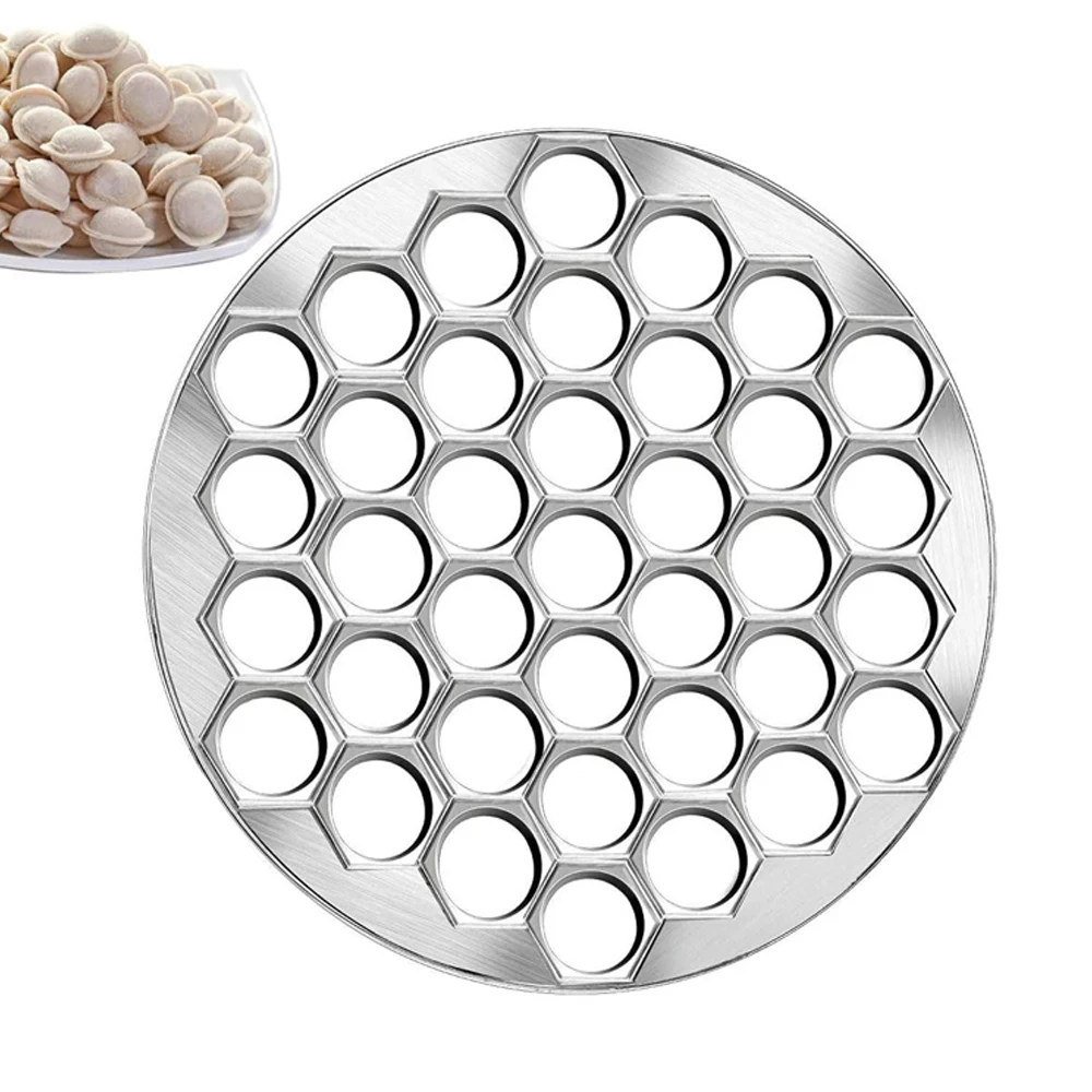 

37 Holes Ravioli Press Maker Aluminum Dumpling Ravioli Maker Molds DIY Pastry Dumpling Pressure Gadget Reusable Kitchen Tool